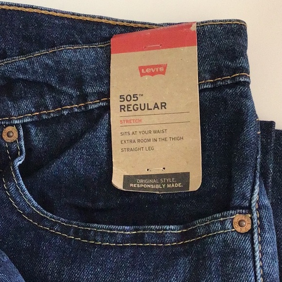 Levi’s 505 Jeans 36x32 NWT - Picture 4 of 10
